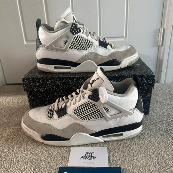 Jordan Shoes - Air Jordan 4 Retro Military Black